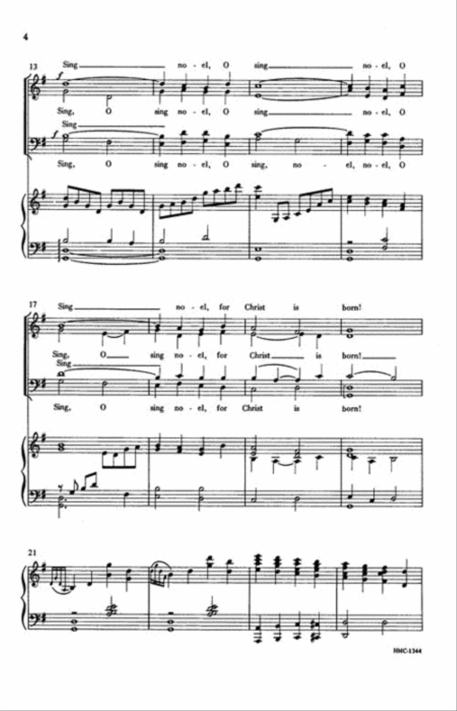 Sing Noel Sing Noel 4-Part scores gallery preview page 3