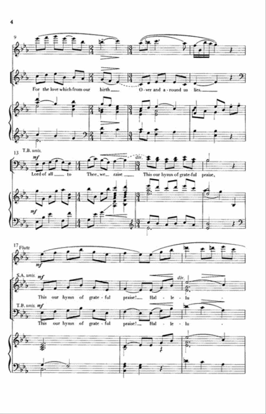 Canticle of Praise Canticle of Praise 4-Part scores gallery preview page 3
