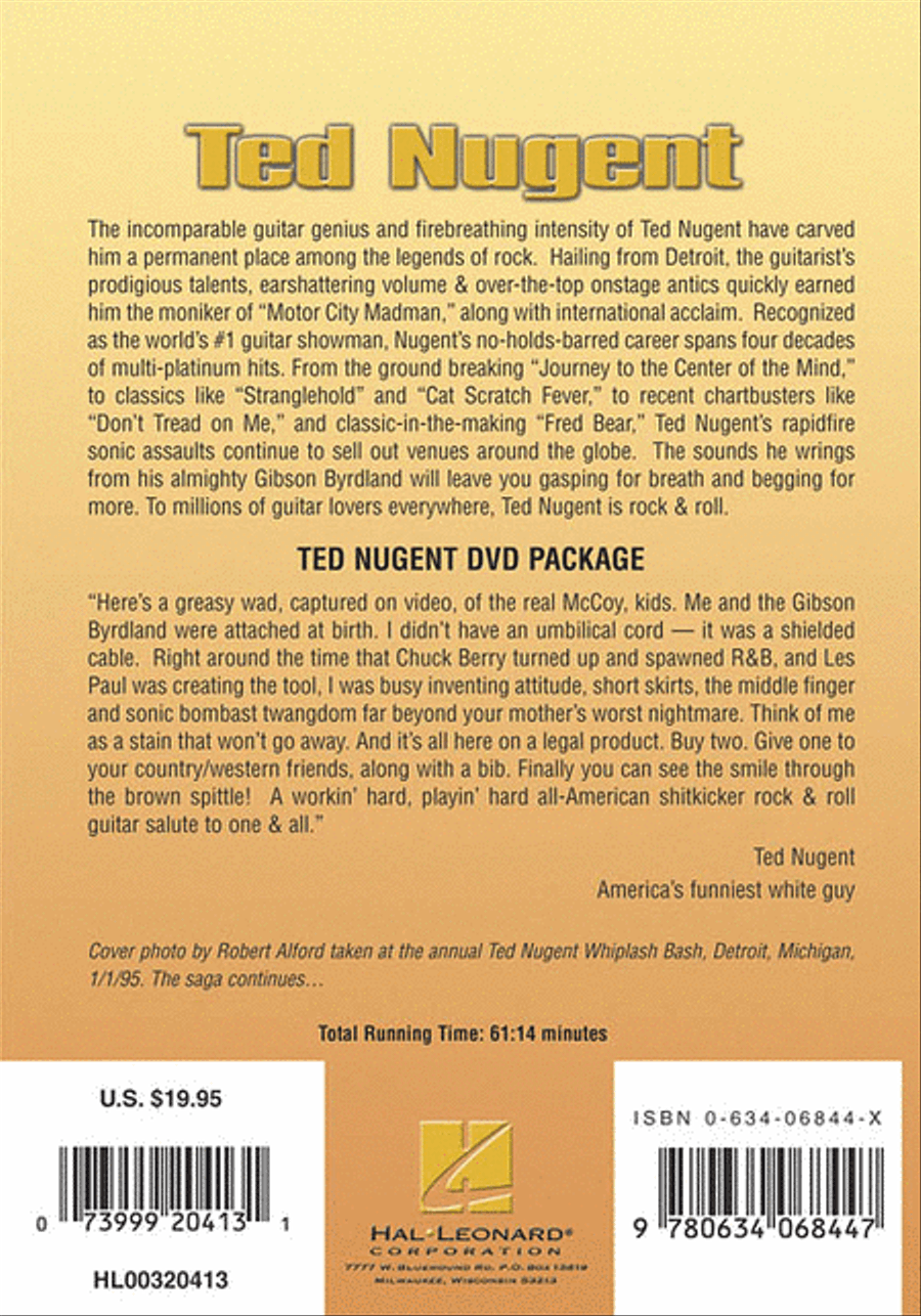 Ted Nugent Guitar scores gallery preview page 2
