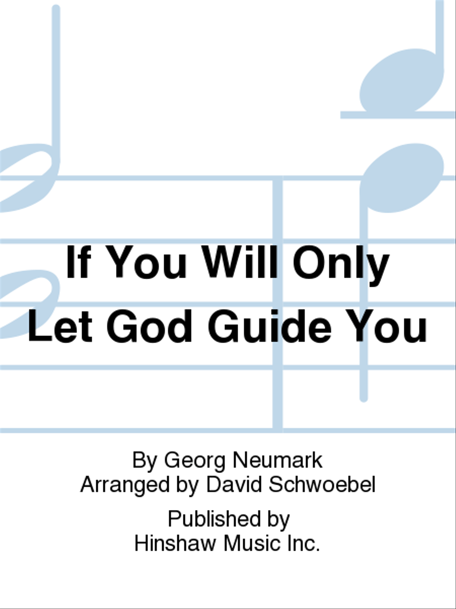 If You Will Only Let God Guide You 4-Part scores gallery preview page 1