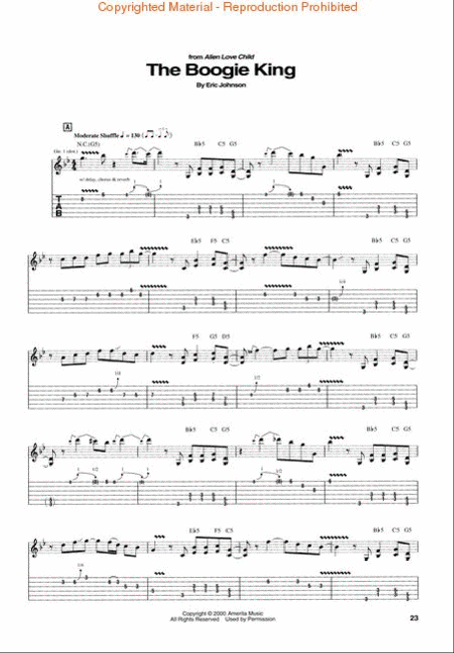 Best of Eric Johnson Electric Guitar scores gallery preview page 3