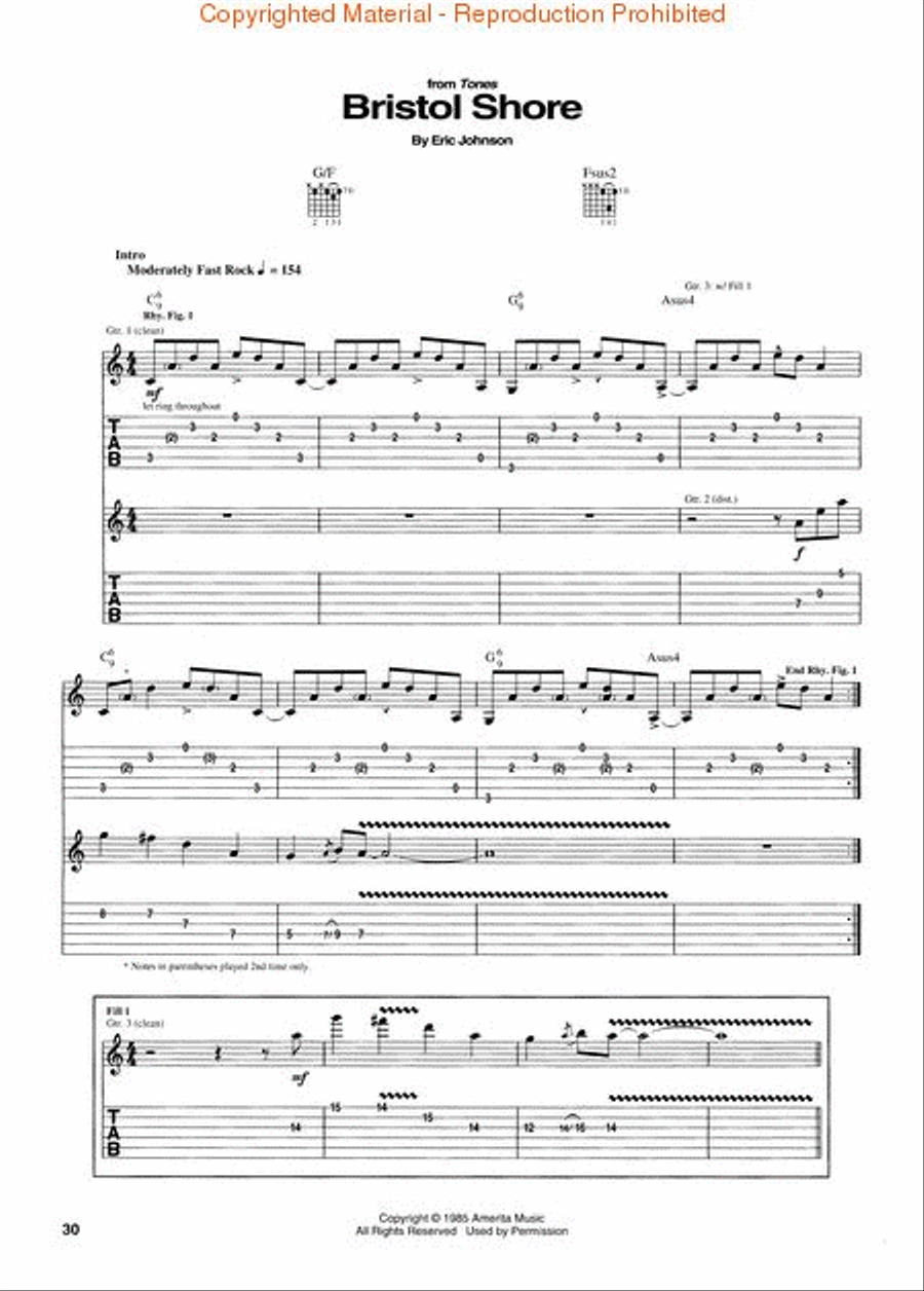 Best of Eric Johnson Electric Guitar scores gallery preview page 4