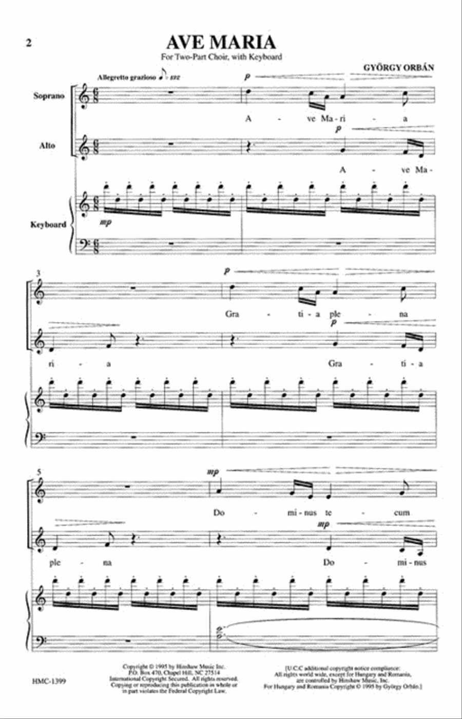 Ave Maria Ave Maria SA scores gallery preview page 2