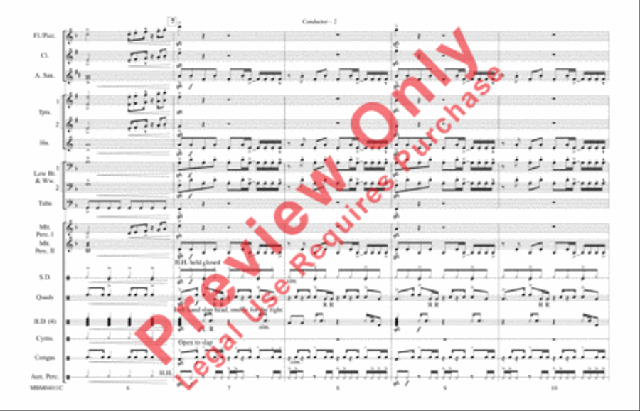 Crazy in Love Crazy in Love Marching Band scores gallery preview page 3