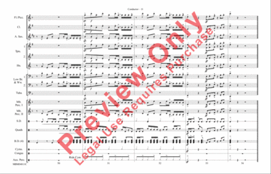 Crazy in Love Crazy in Love Marching Band scores gallery preview page 12