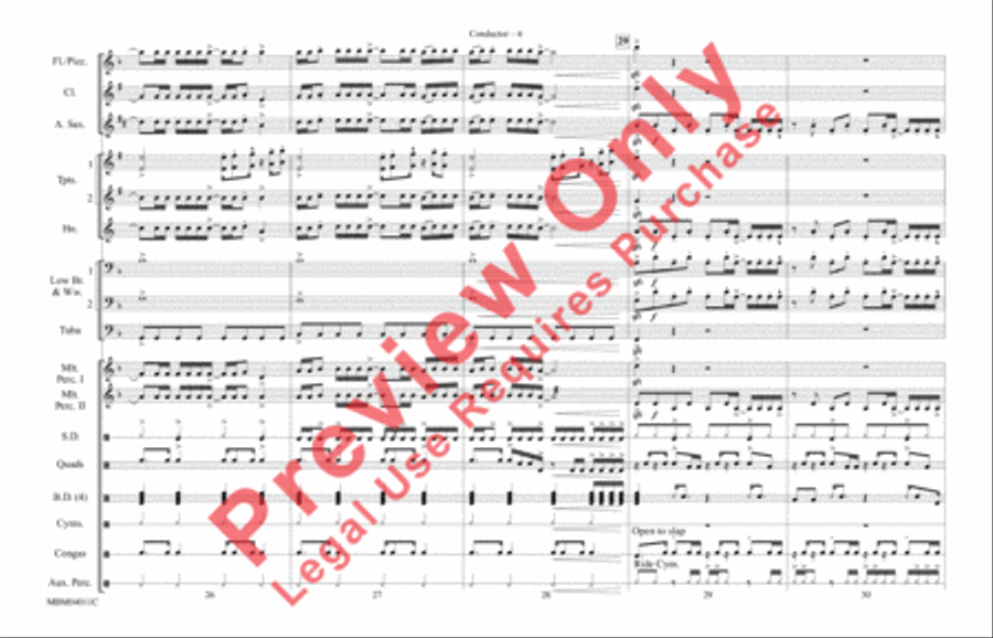 Crazy in Love Crazy in Love Marching Band scores gallery preview page 7