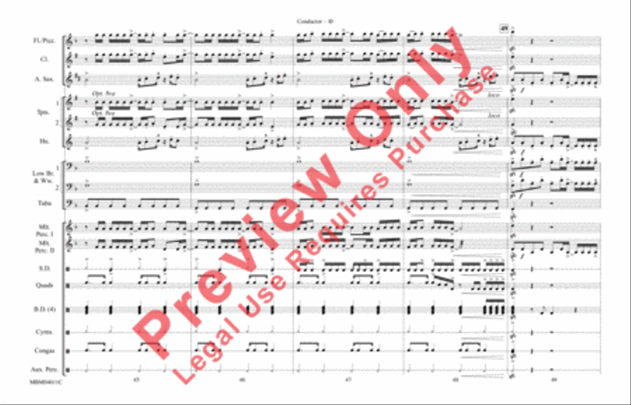 Crazy in Love Crazy in Love Marching Band scores gallery preview page 11
