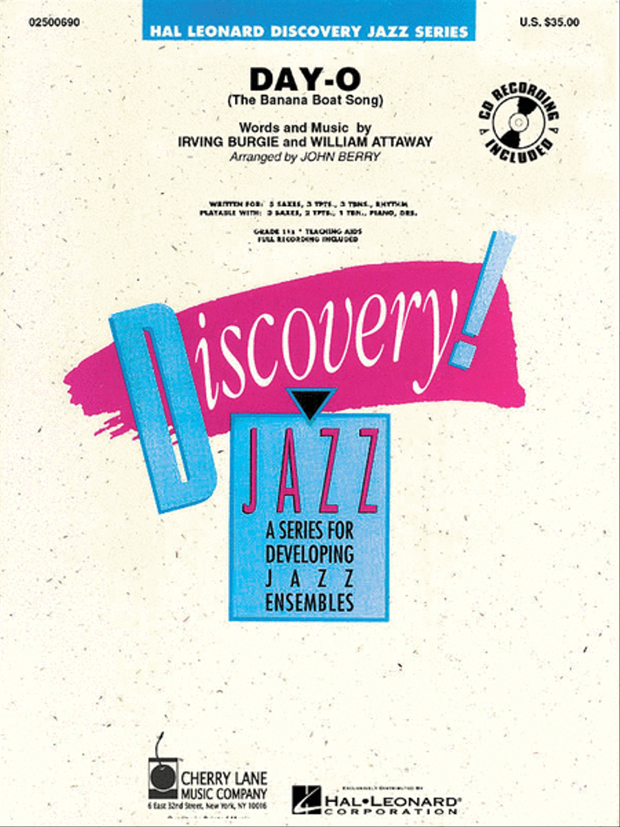 Day-O (The Banana Boat Song) Jazz Ensemble scores gallery preview page 1