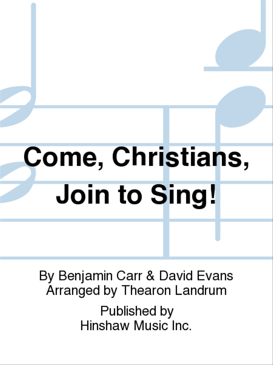 Come, Christians, Join to Sing! 3-Part scores gallery preview page 1