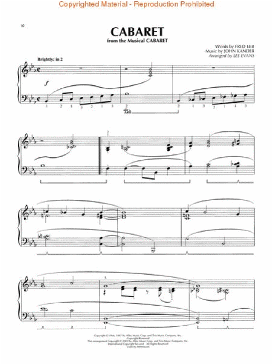 Lee Evans Arranges Broadway Hits Piano Solo scores gallery preview page 4