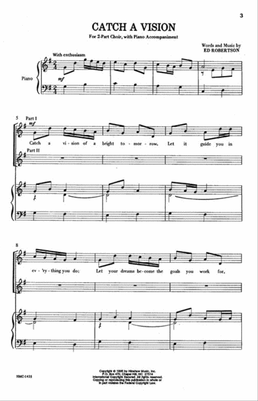 Catch a Vision Catch a Vision 2-Part scores gallery preview page 2