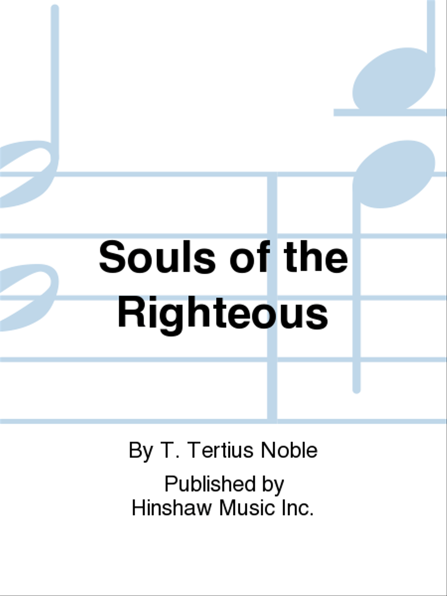 Souls of the Righteous Souls of the Righteous 4-Part scores gallery preview page 1