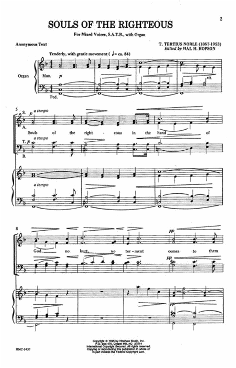 Souls of the Righteous Souls of the Righteous 4-Part scores gallery preview page 2