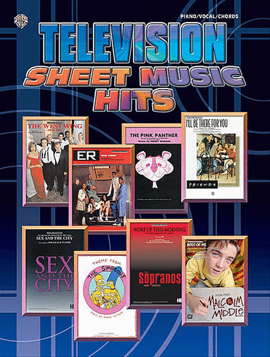 Television Sheet Music Hits Piano, Vocal, Guitar scores gallery preview page 1