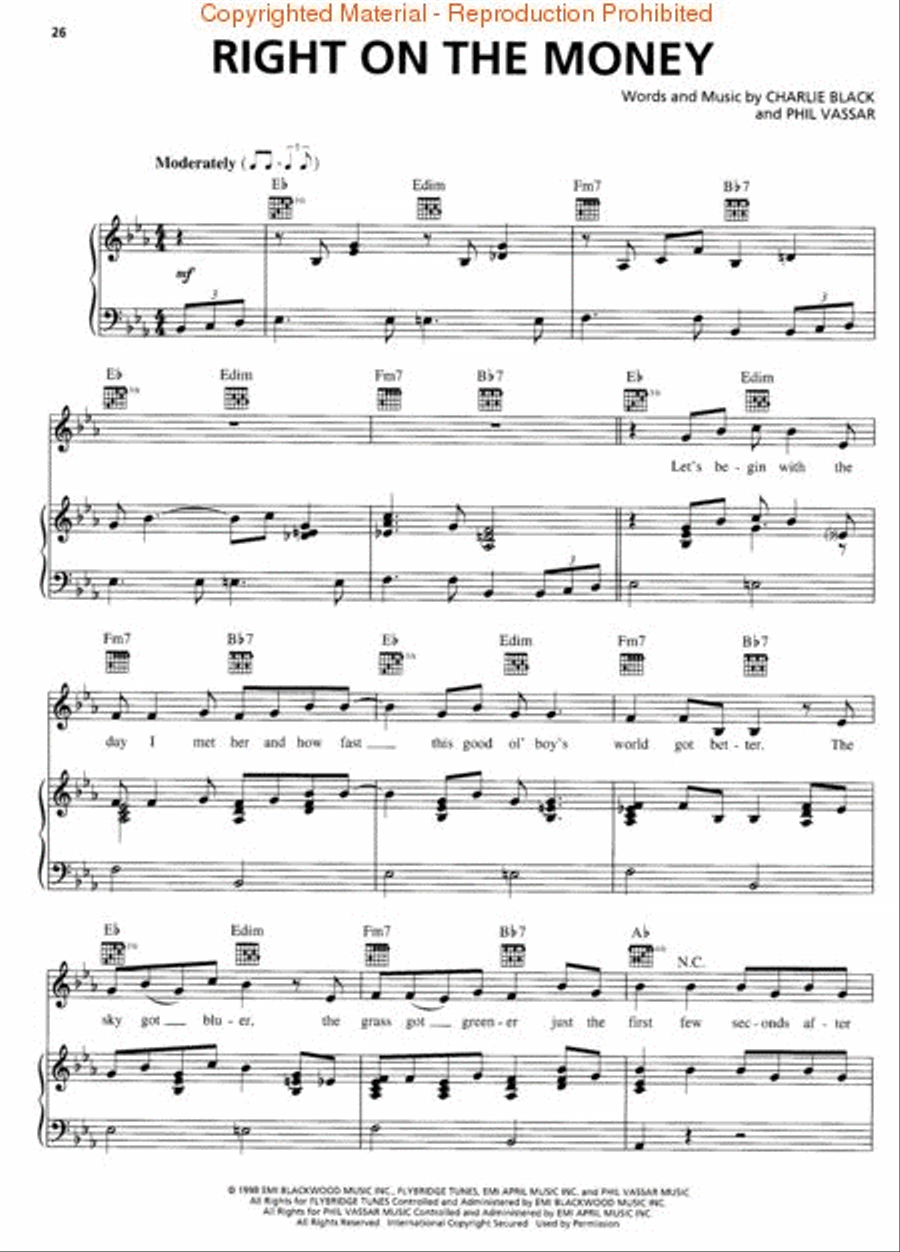 Alan Jackson – Greatest Hits Volume II Piano, Vocal, Guitar scores gallery preview page 3