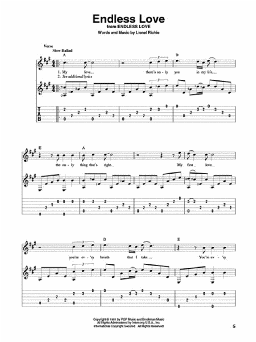 Fingerpicking Wedding Fingerpicking Guitar scores gallery preview page 4