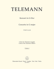 Concerto for Viola, Strings and Basso continuo G major TWV 51:G9 mini preview