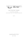 auf tonernen fussen for Voice and Flute