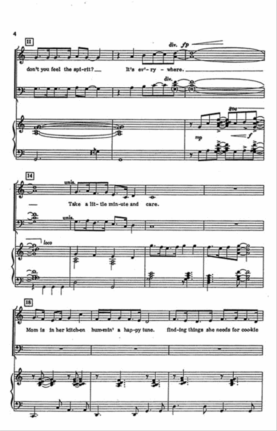 Christmas Spirit Choir scores gallery preview page 3