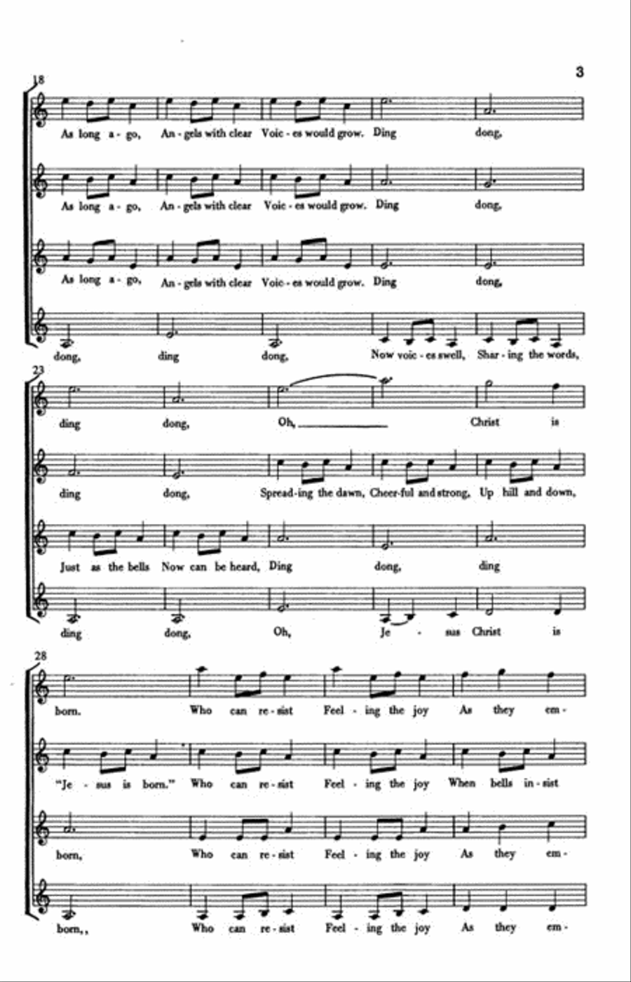Carol of the Bells Carol of the Bells SSAA scores gallery preview page 3