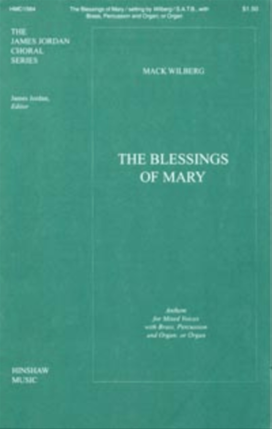 The Blessings Of Mary The Blessings Of Mary 4-Part scores gallery preview page 1