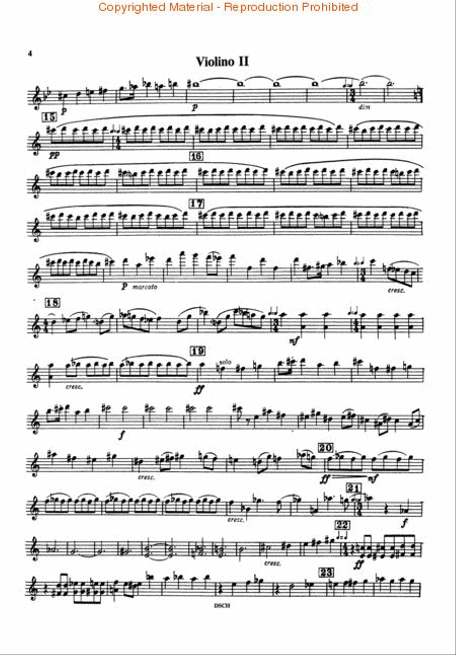 String Quartet No. 5, Op. 92 String Quartet scores gallery preview page 4