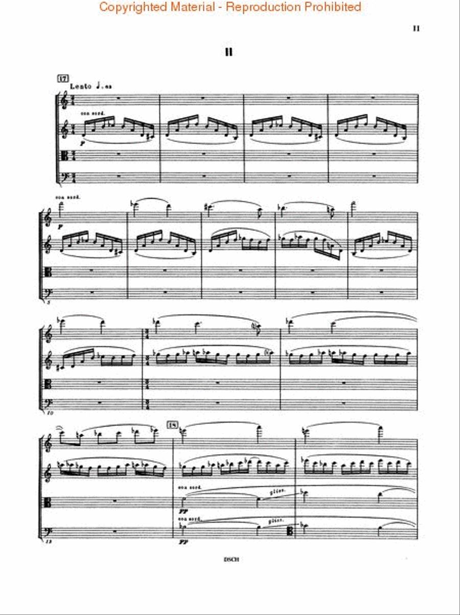 String Quartet No. 7, Op. 108 String Quartet scores gallery preview page 3