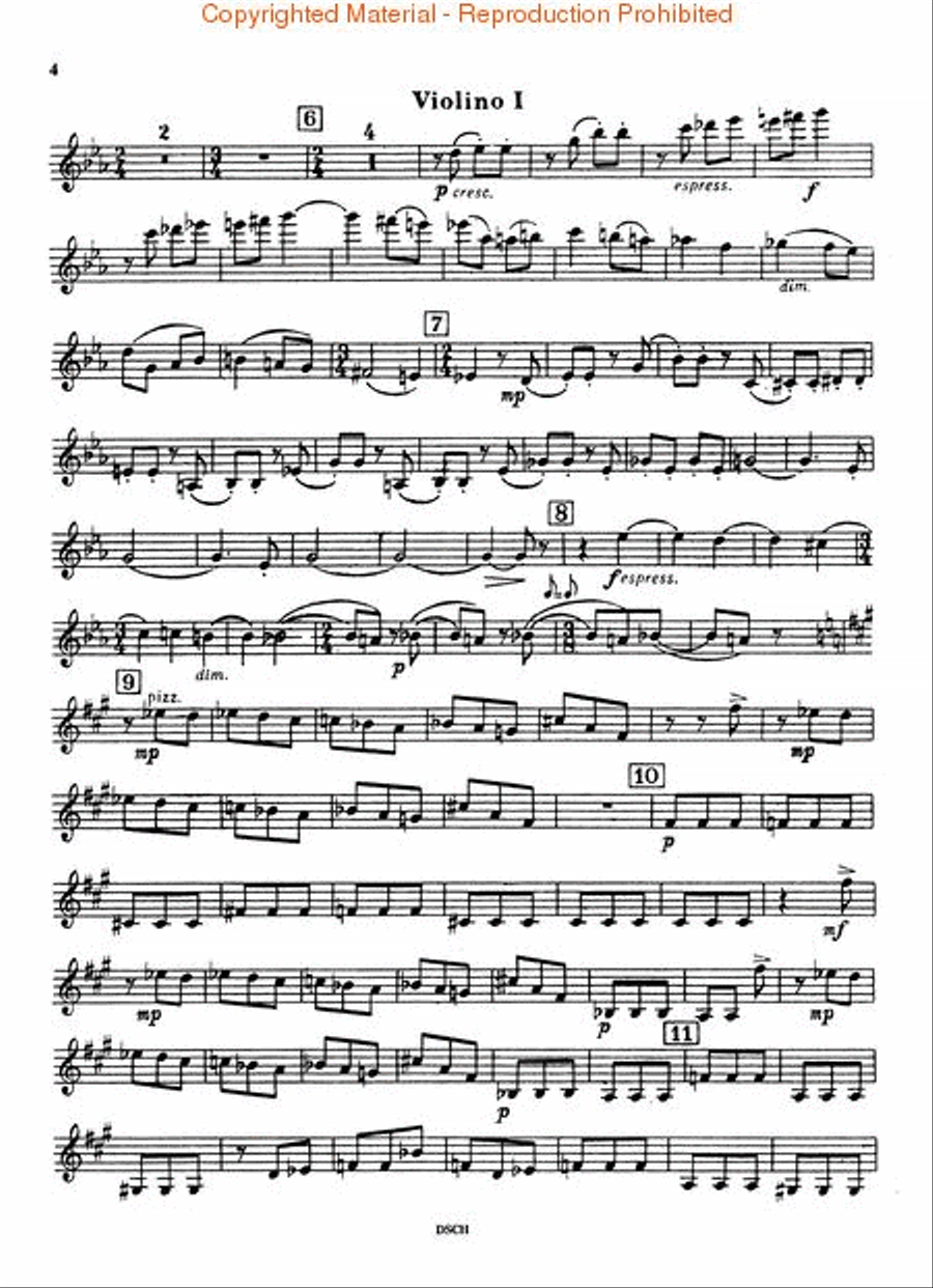 String Quartet No. 7, Op. 108 String Quartet scores gallery preview page 3