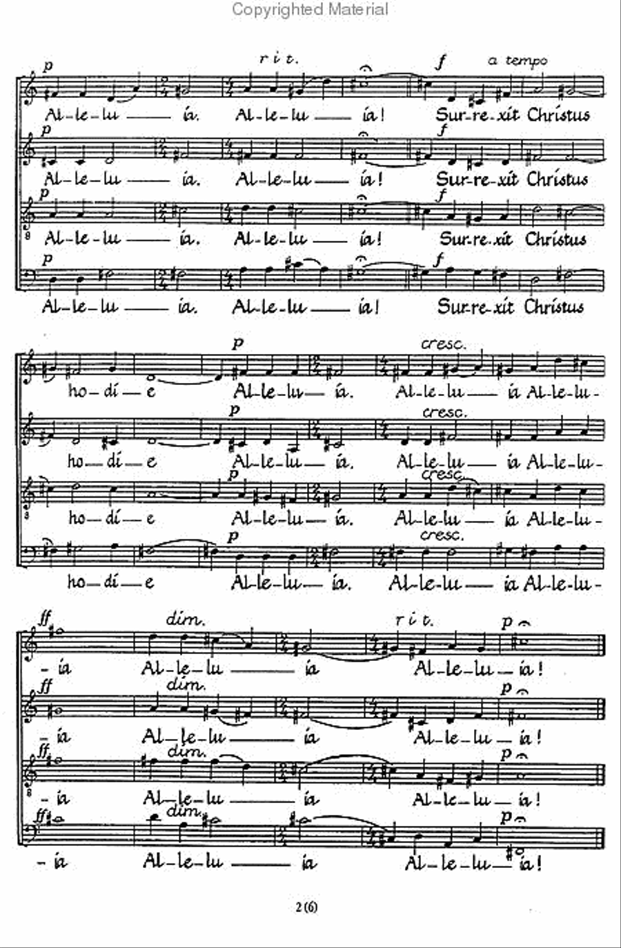 Gloria Patri 4-Part scores gallery preview page 3