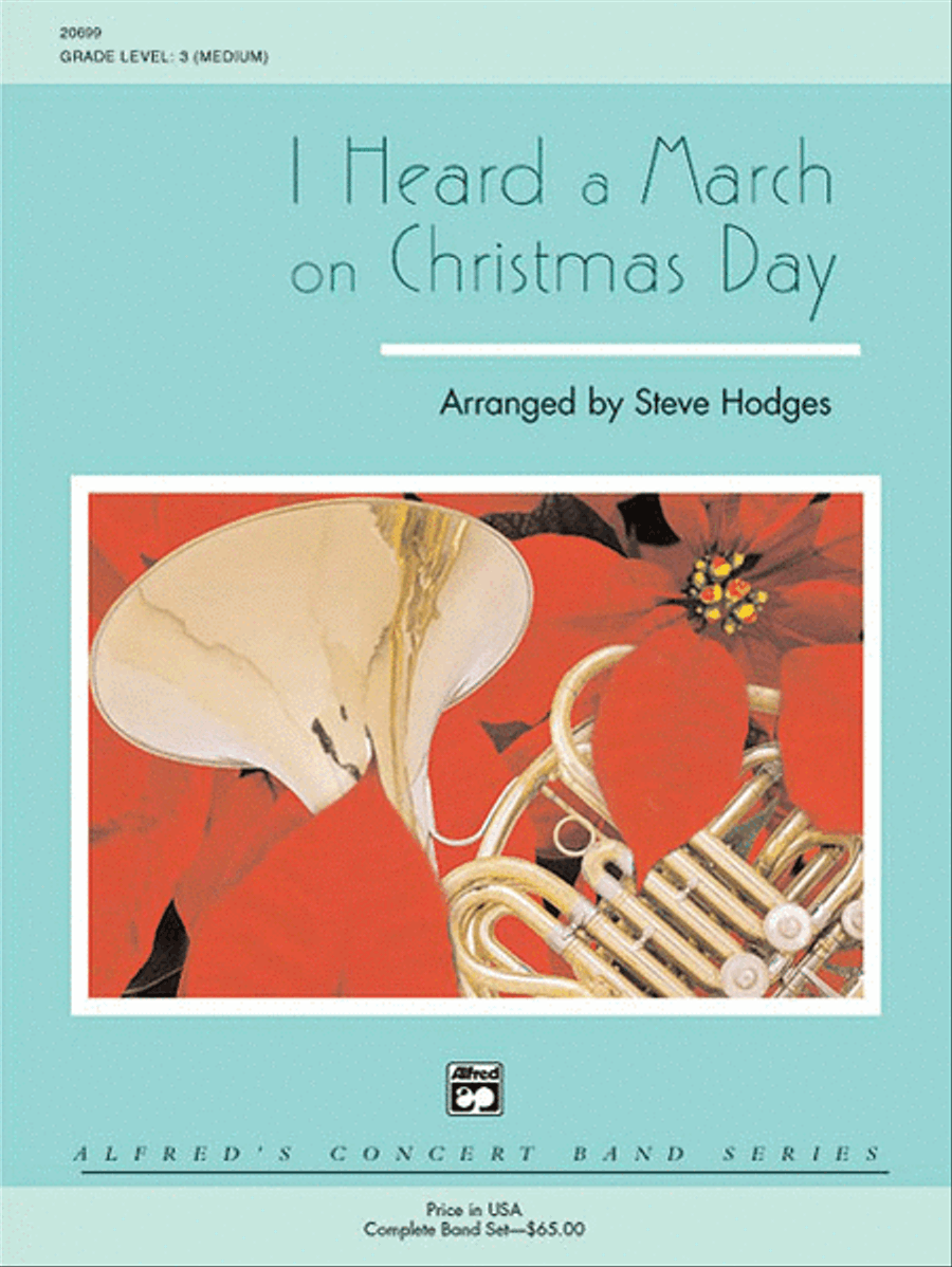 I Heard a March on Christmas Day Concert Band scores gallery preview page 1