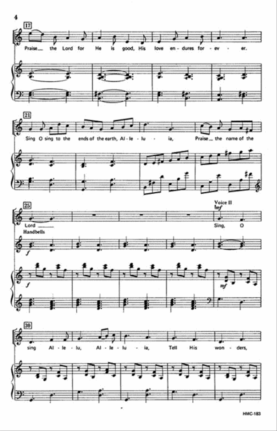 A Song Of Praise And Thanksgiving Choir scores gallery preview page 3