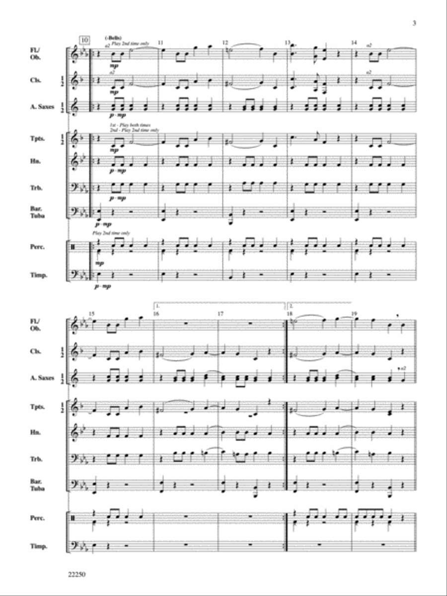 Overture to Rienzi Concert Band scores gallery preview page 3