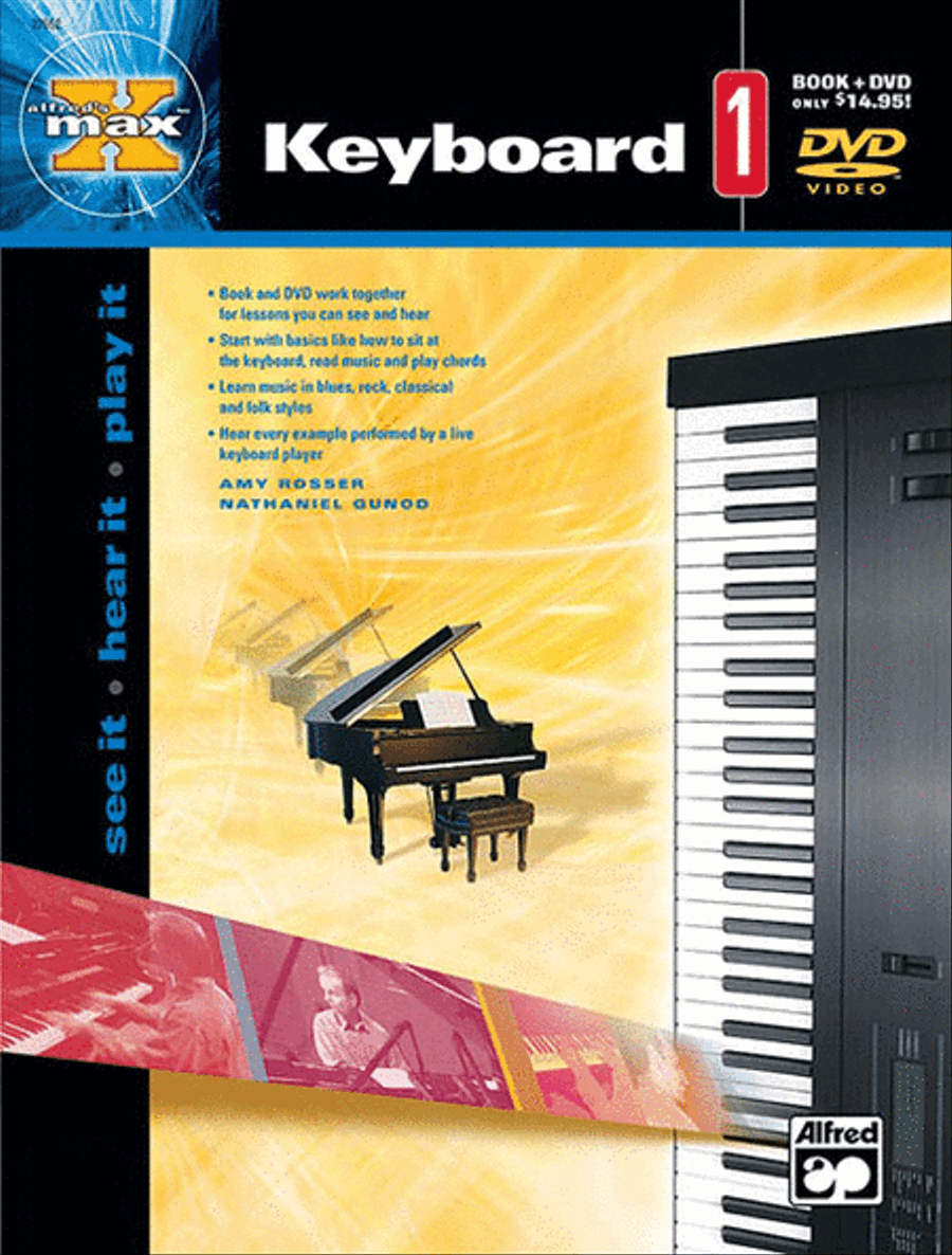 Alfred's MAX Keyboard, Book 1 Piano Method scores gallery preview page 1