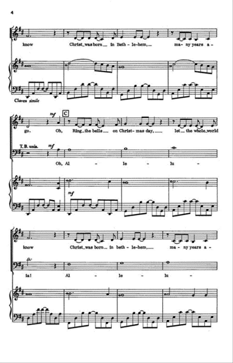 Ring the Bells Ring the Bells 3-Part scores gallery preview page 3