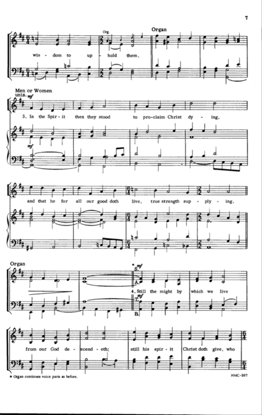 Two For Pentecost Two For Pentecost 4-Part scores gallery preview page 5