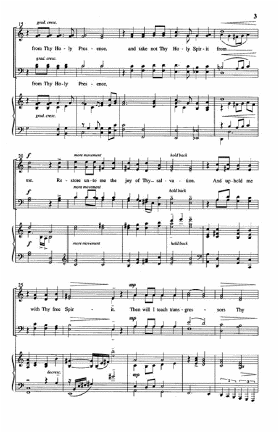 A Clean Heart Choir scores gallery preview page 3
