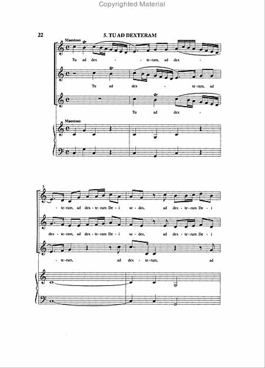 Te Deum A 3 Te Deum A 3 SSA scores gallery preview page 4