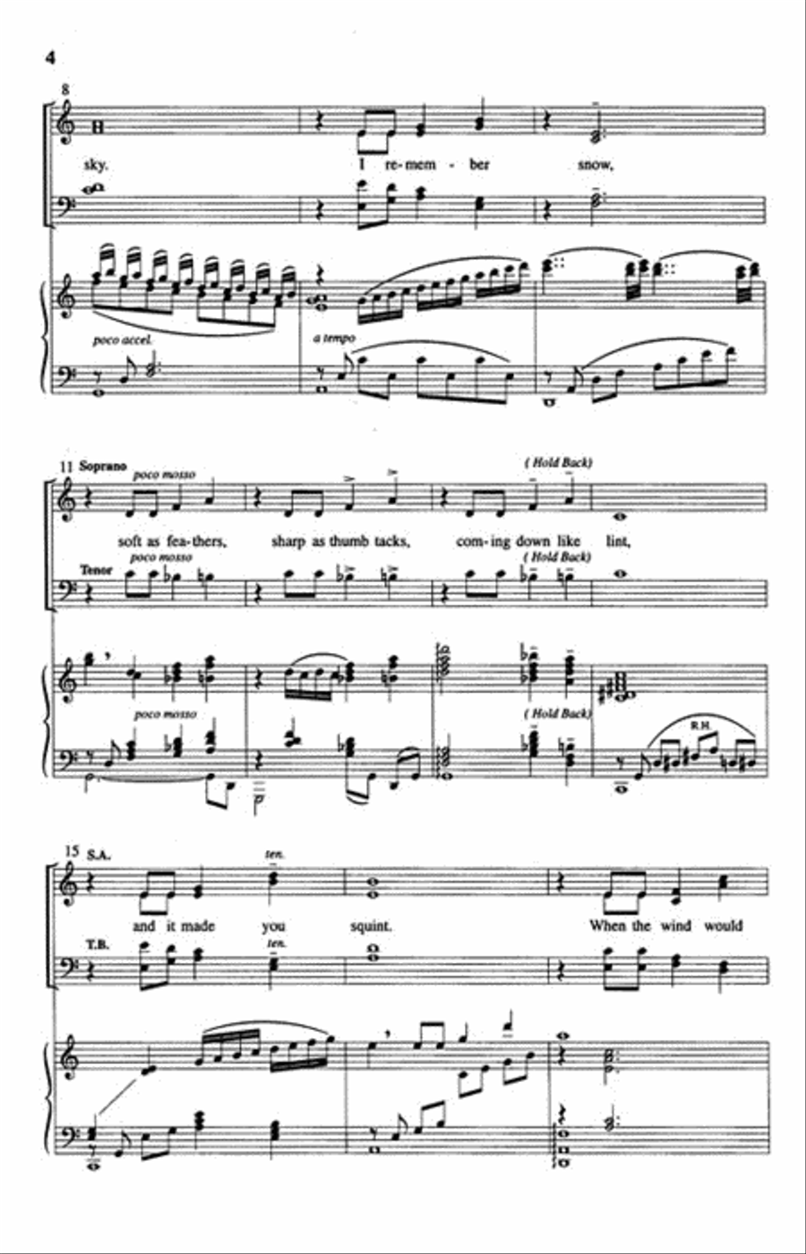 I Remember I Remember 4-Part scores gallery preview page 3