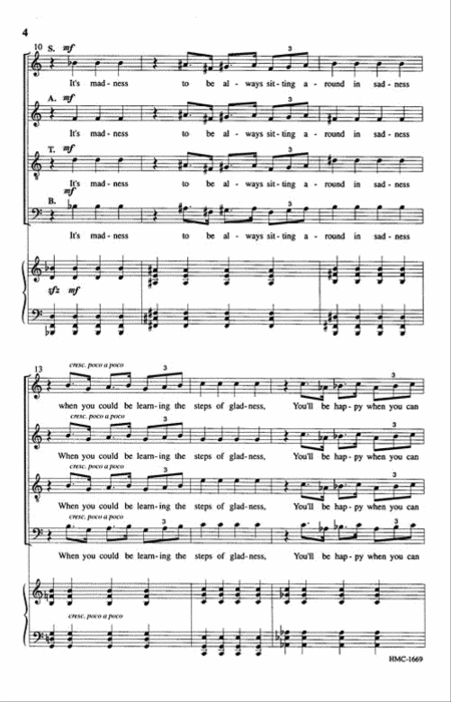 I'll Build a Stairway to Paradise 4-Part scores gallery preview page 3