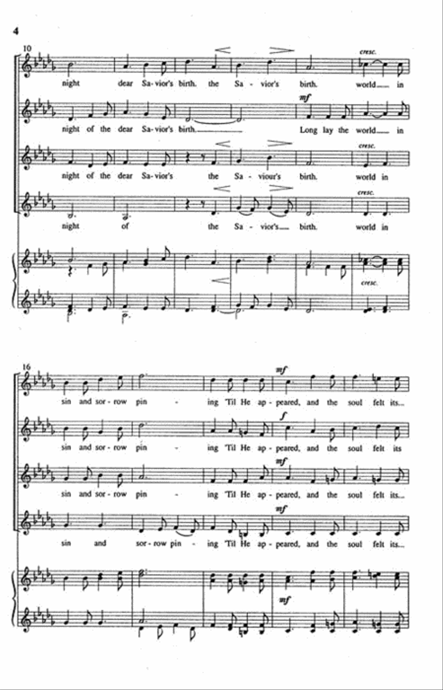 O Holy Night O Holy Night SSAA scores gallery preview page 3