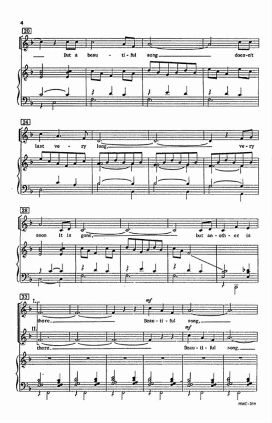 Beautiful Song Choir scores gallery preview page 3