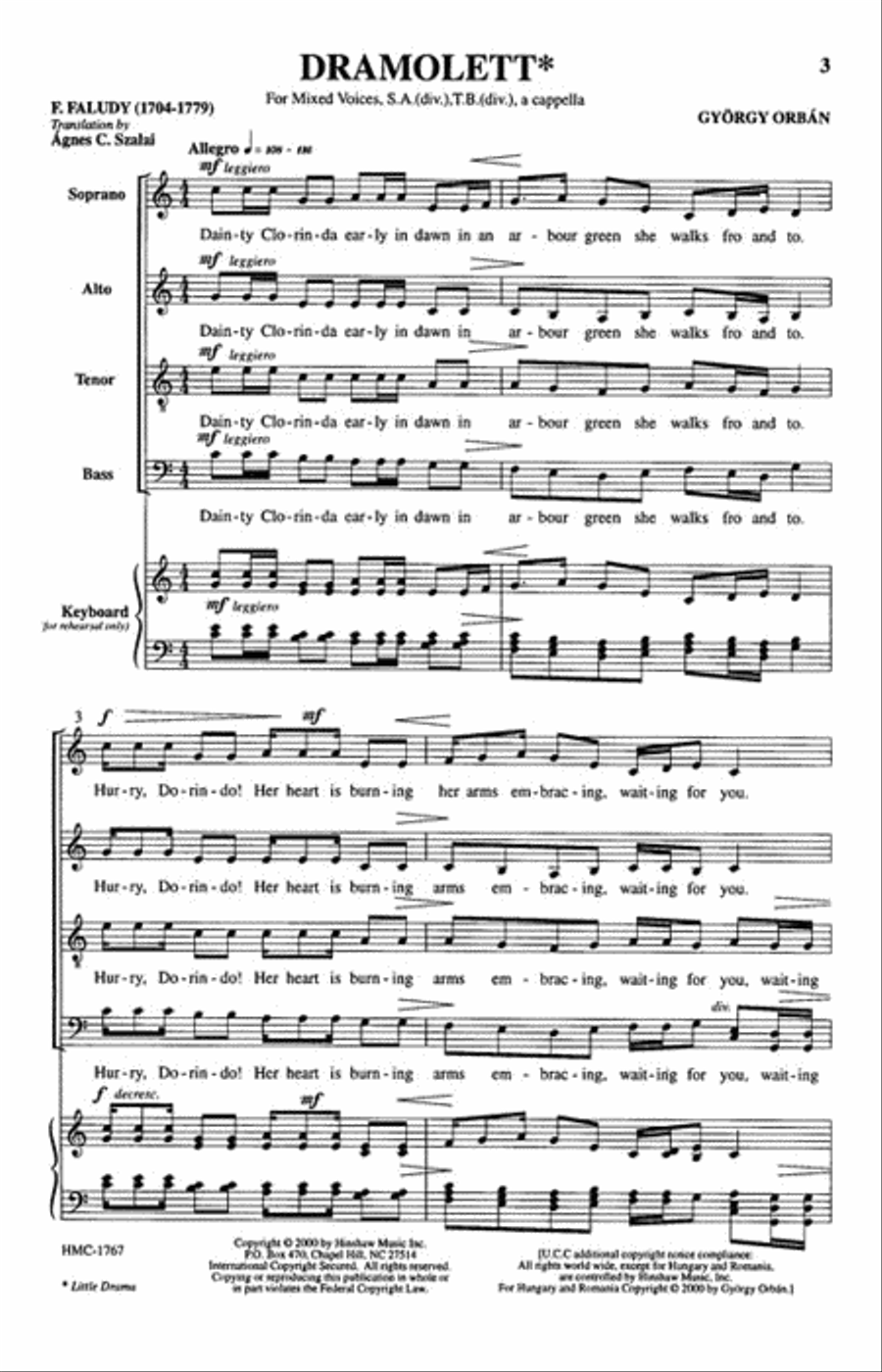 Dramolett Dramolett 4-Part scores gallery preview page 2