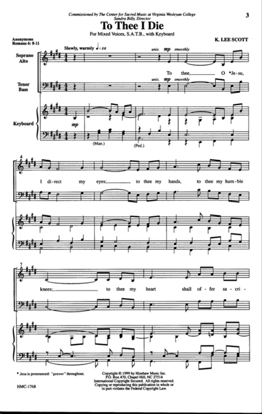 To Thee I Die Choir scores gallery preview page 2