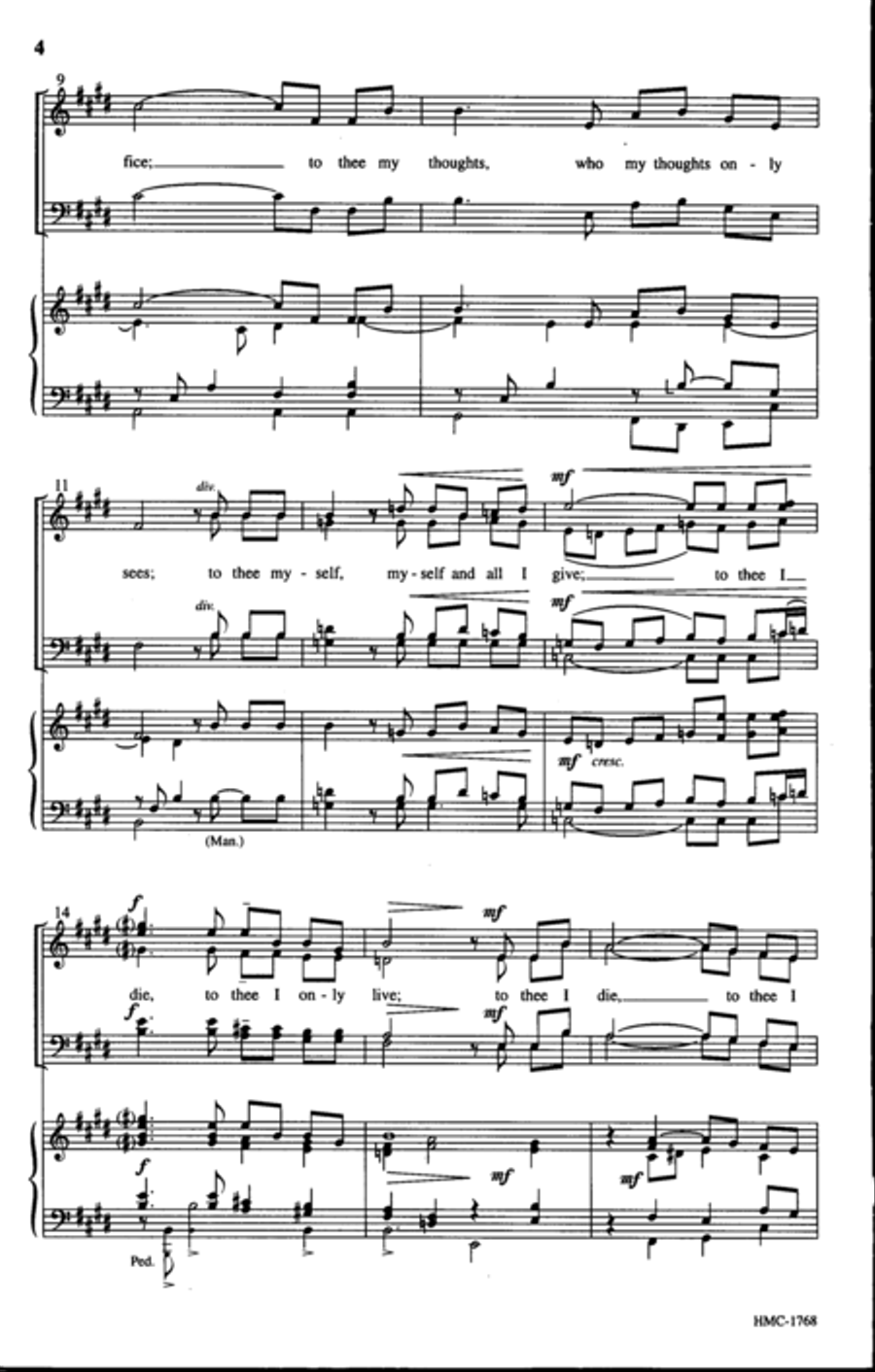To Thee I Die Choir scores gallery preview page 3