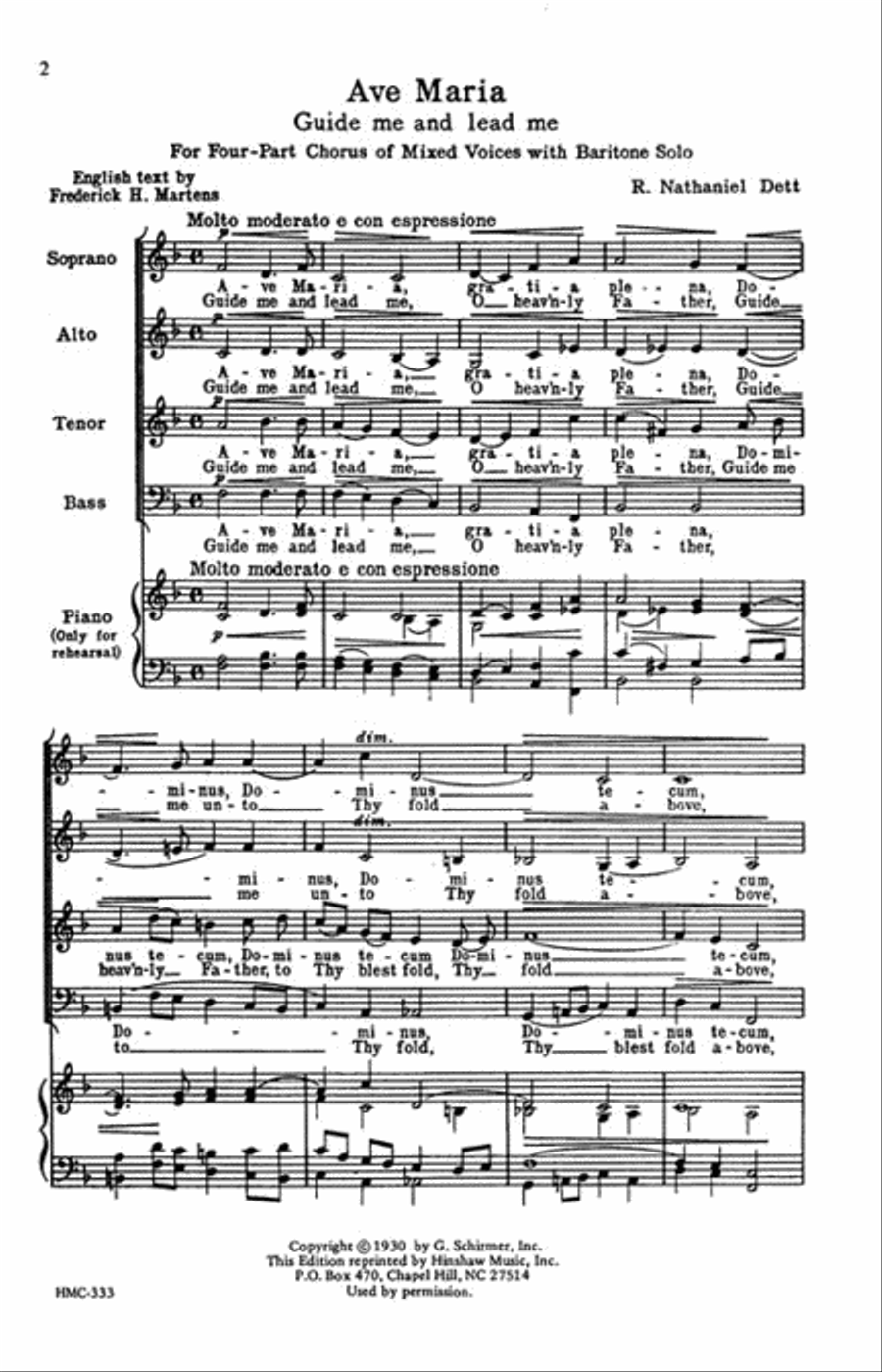 Ave Maria Choir scores gallery preview page 2