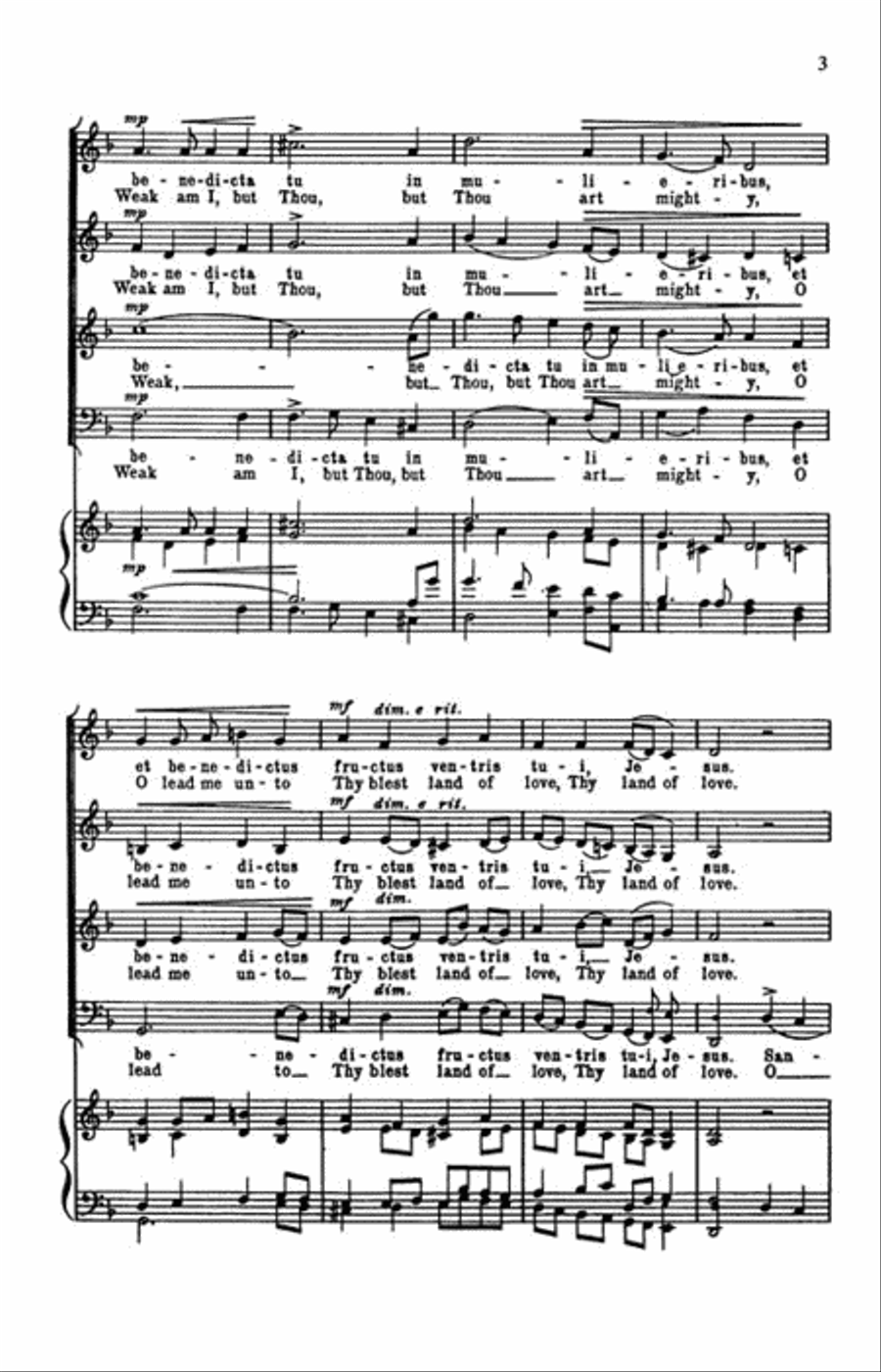 Ave Maria Choir scores gallery preview page 3
