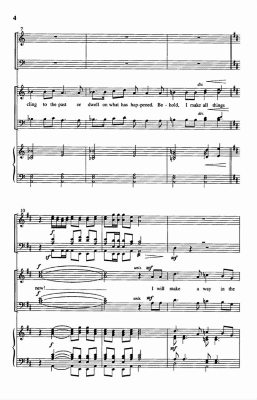 Behold, I Make All Things New Choir scores gallery preview page 3