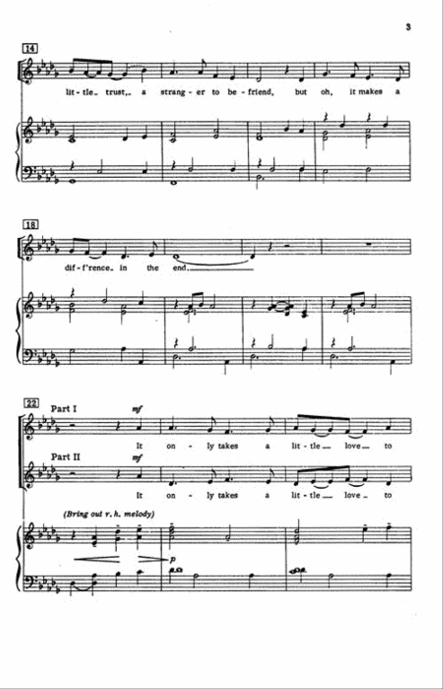 A Little Love A Little Love 2-Part scores gallery preview page 3