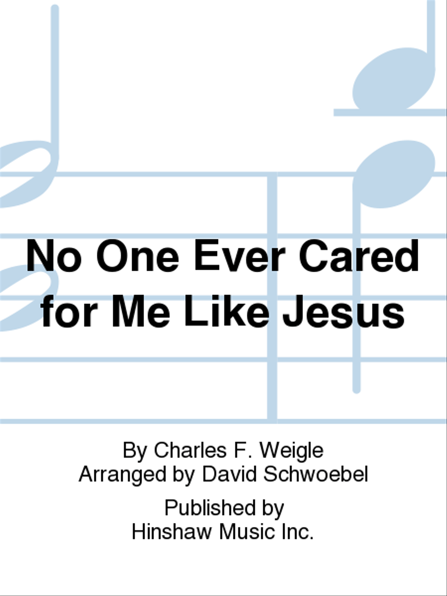 No One Ever Cared for Me Like Jesus 4-Part scores gallery preview page 1