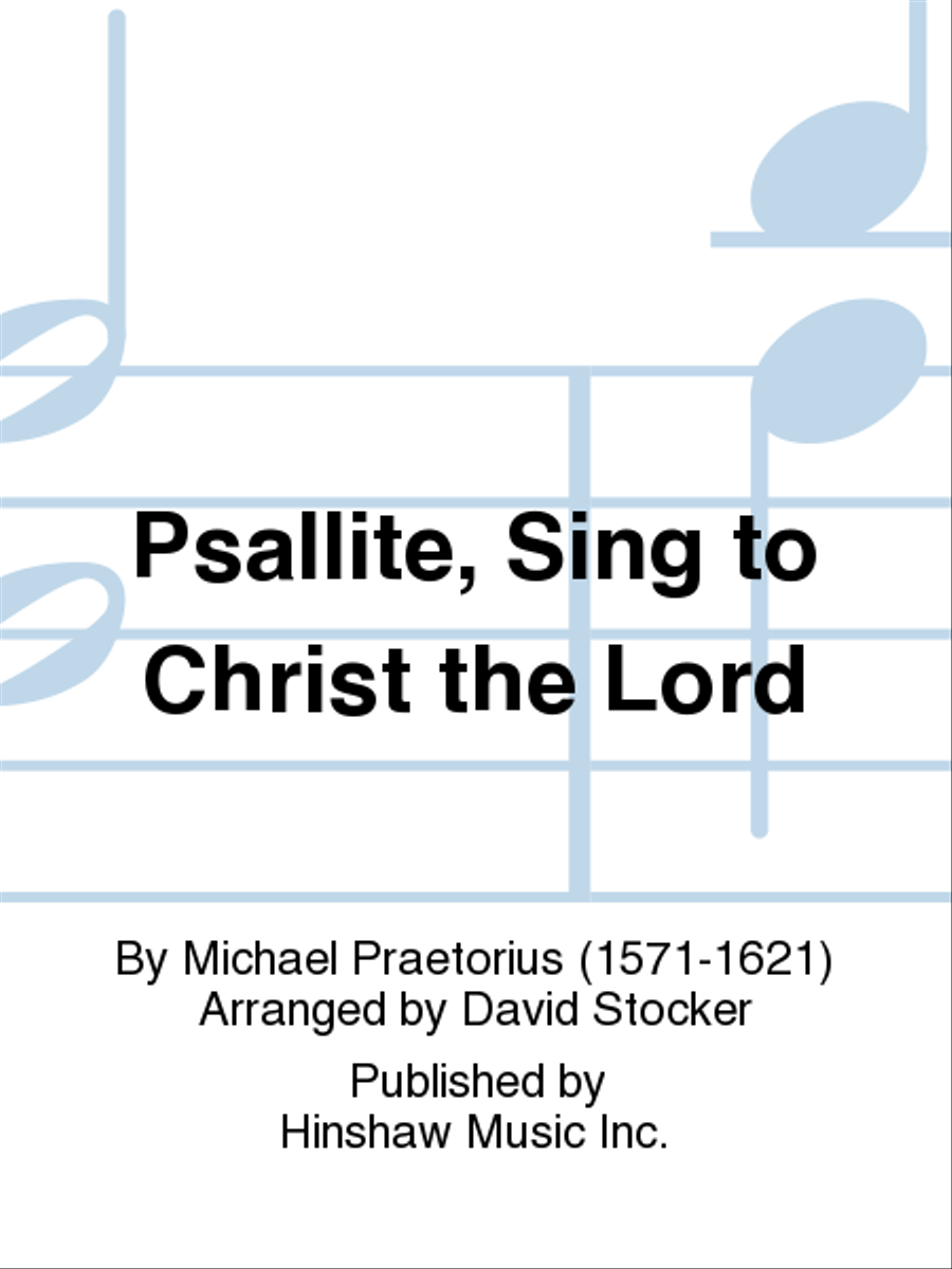 Psallite, Sing to Christ the Lord 4-Part scores gallery preview page 1